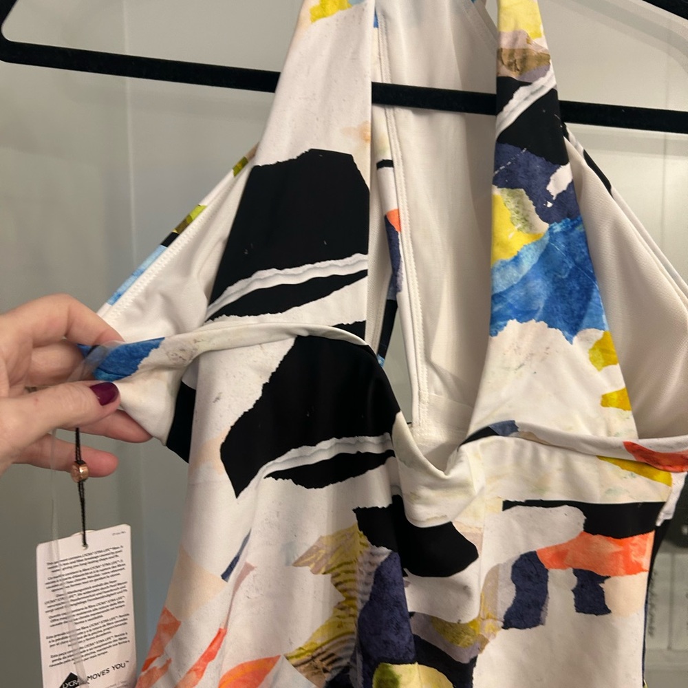 Colorful Abstract Print Swimsuit - Picture 6 of 9